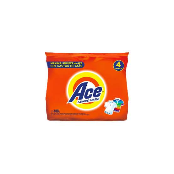 JABON EN POLVO ACE x400gr LAVADO MATIC