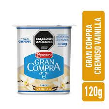 YOGUR GRAN COMPRA x1Ux120G DESCREMADO VAINILLA