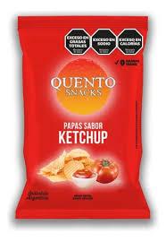 PAPAS FRITAS QUENTO x82gr KETCHUP