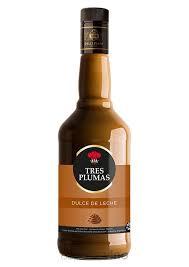 LICOR TRES PLUMAS x700ml CAFE AL DULCE DE LEHCE