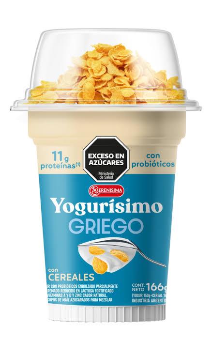 YOGURISIMO GRIEGO CON CEREAL x166gr