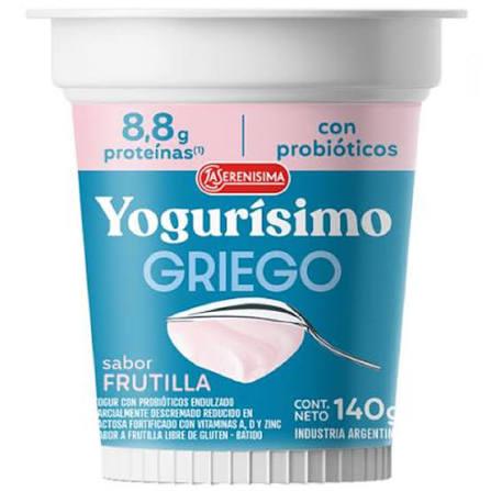 YOGURISIMO GRIEGO x140gr FRUTILLA