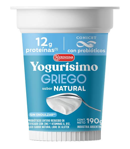YOGURISIMO GRIEGO NATURAL x190g SIN ENDULZAR