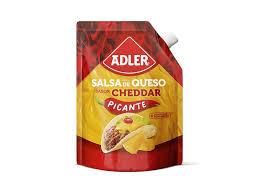 SALSA DE QUESO ADLER x250gr CHEDDAR PICANTE