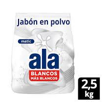 JABON EN POLVO ALA x2.5k BLANCOS MAS BLANCOS