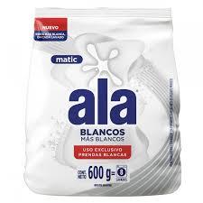 JABON EN POLVO ALA x600gr BLANCOS+BLANCOS