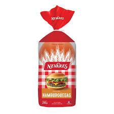 PAN PARA HAMBURGUESA NEVARES x4u