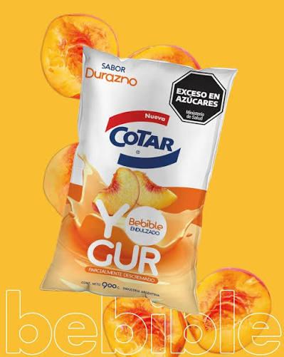 YOGUR COTAR x900ml ENTERO DURAZNO