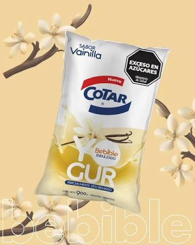 YOGUR COTAR x900ml ENTERO VAINILLA