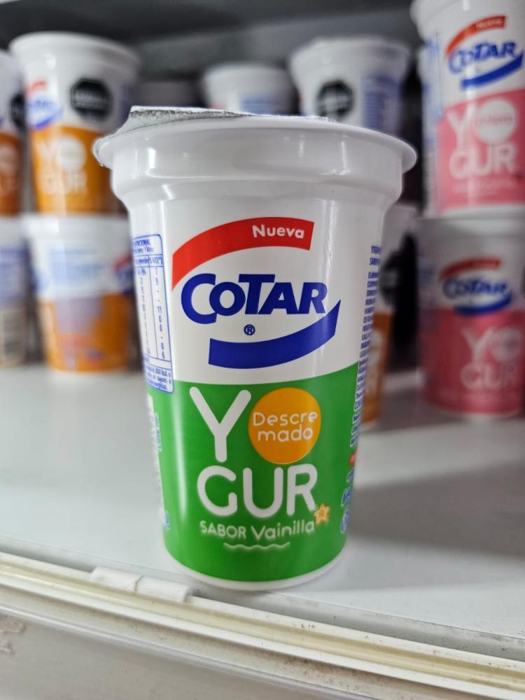 YOGUR COTAR x190gr DESCREMADO VAINILLA