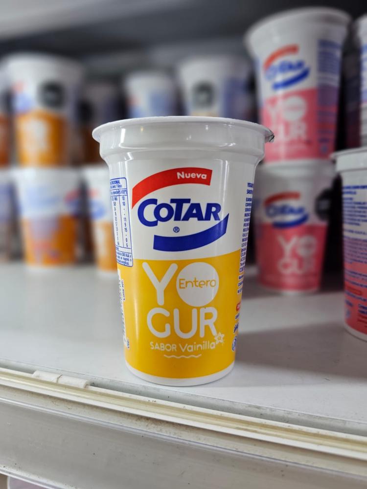 YOGUR COTAR x190gr ENTERO VAINILLA