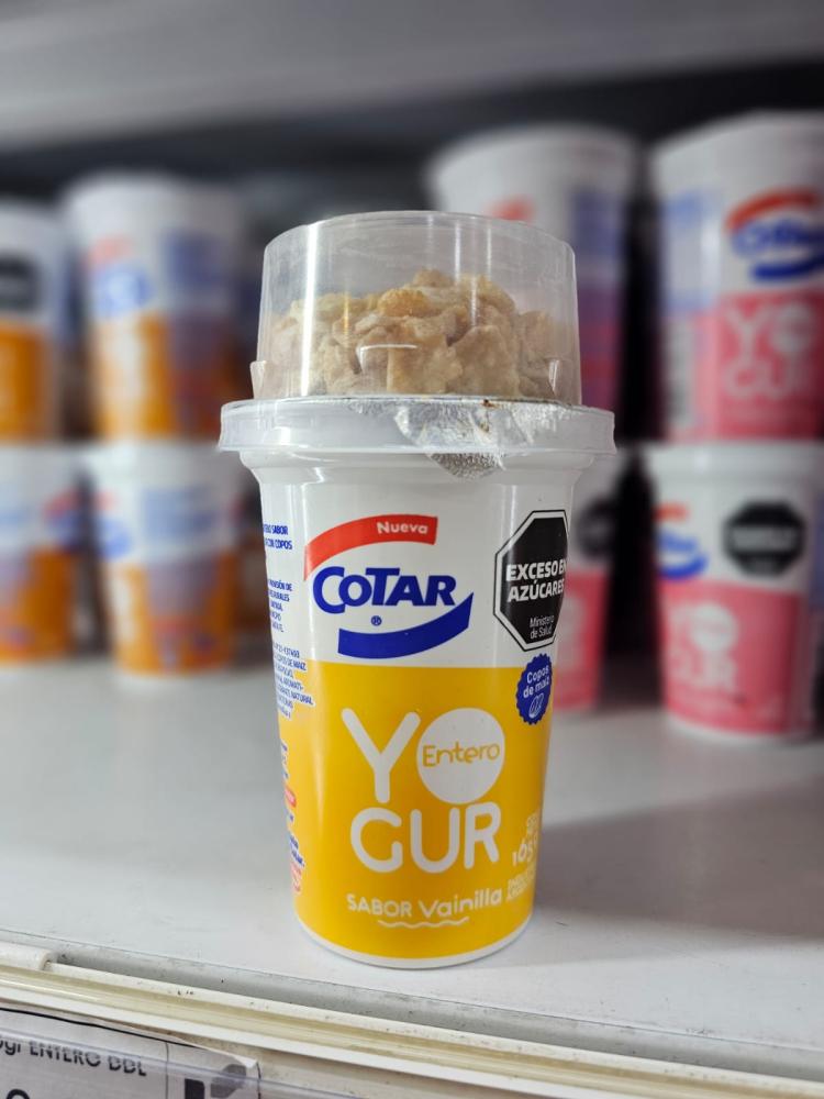 YOGUR COTAR C/CEREAL x165gr ENTERO VAINILLA