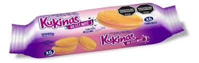 GALLETITAS KUKINAS x65gr x6u RELLENAS FRUTILLA