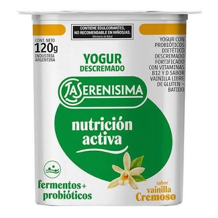 YOGUR LSNA CREMOSO DESCR. x120gr VAINILLA