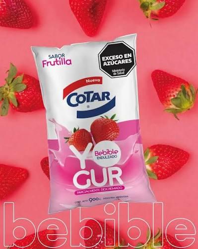 YOGUR COTAR x900ml ENTERO FRUTILLA