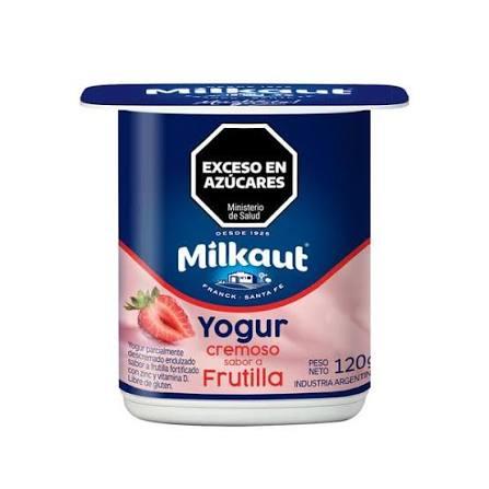 YOGUR MILKAUT x120gr FIRME FRUTILLA