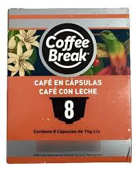 CAPSULAS COFFEE BREAK x8u LECHE