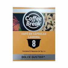 CAPSULAS COFFEE BREAK x8u LAGRIMA
