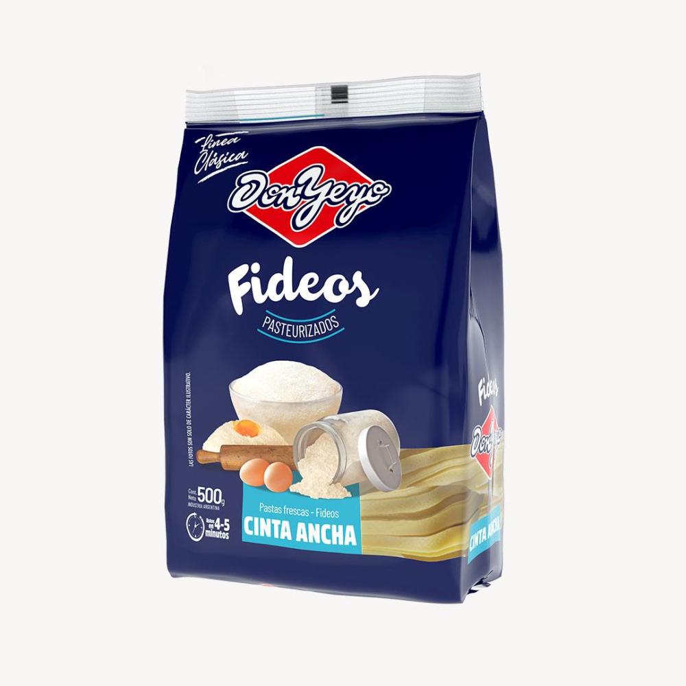 FIDEOS DON YEYO x500gr CINTA ANCHA