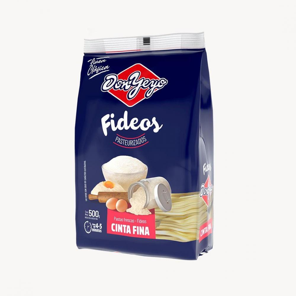 FIDEOS DON YEYO x500gr CINTA FINA