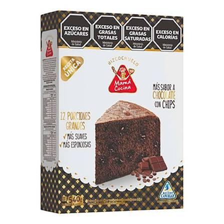 BIZCOCHUELO MAMA COCINA x540g CHOCOLATE C/CHIPS