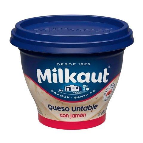 QUESO UNTABLE MILKAUT x190gr JAMON