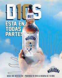 CERVEZA MARADONA LAGER x1l BT DESCARTABLE