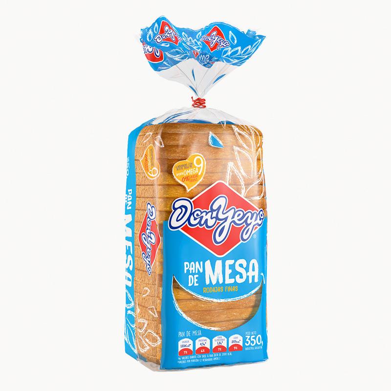 PAN DE MESA DON YEYO x350gr RODAJAS FINAS