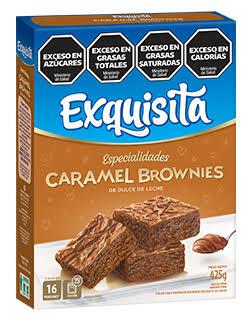 PREMEZCLA BROWNIE CARAMEL EXQUISITA x425g