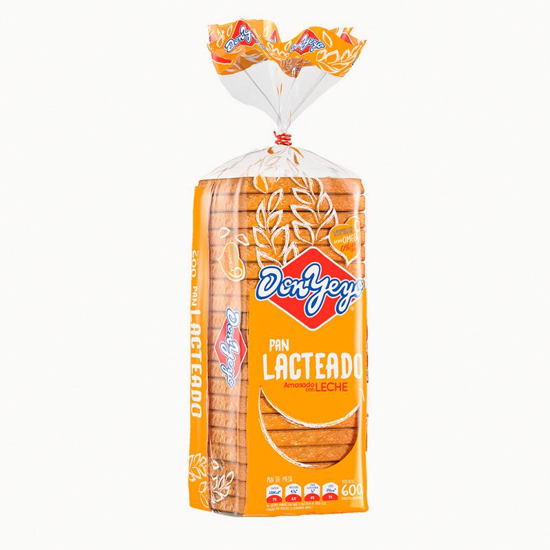 PAN DE MESA DON YEYO x600gr LACTEADO