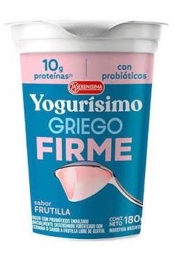 YOGURISIMO GRIEGO FIRME x180gr FRUTILLA