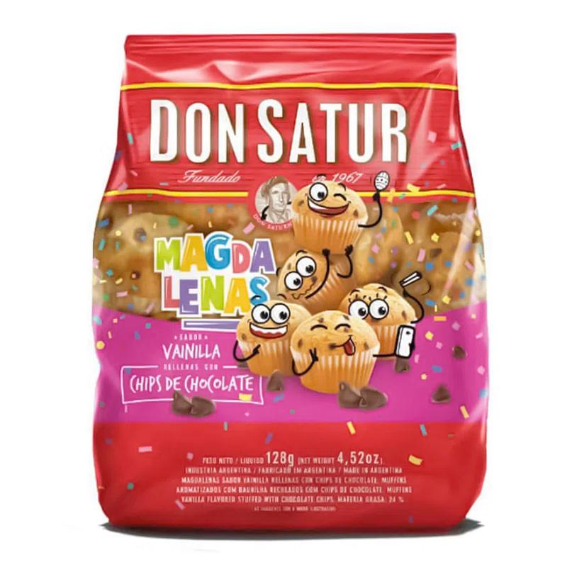 MAGDALENAS DON SATUR x200gr VAINILLA CON CHIP