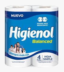 PAPEL HIGIENICO HIGIENOL BALANCE x4Ux80m
