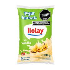 YOGUR ILOLAY SACHET x900gr DESCREMADO VAINILLA