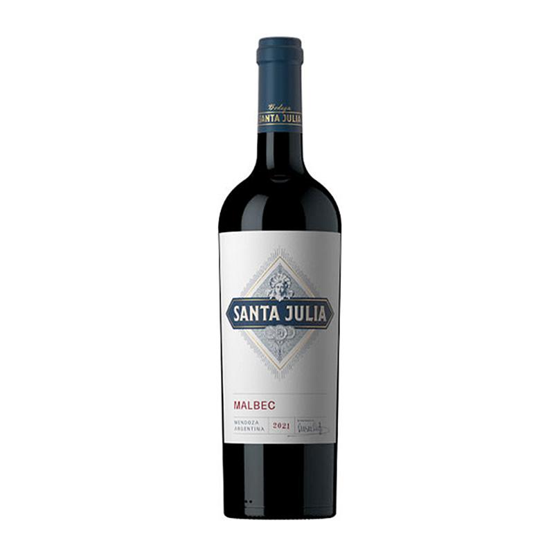 VINO SANTA JULIA x750ml BI-VARIETAL MALBEC-CAB SAU