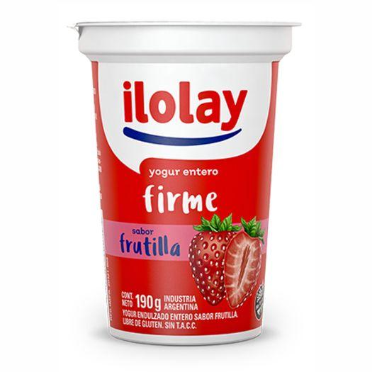 YOGUR ILOLAY FIRME x190gr ENTERO FRUTILLA