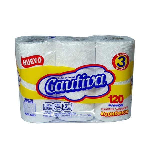 ROLLO DE COCINA CAUTIVA 3Ux40pa?os