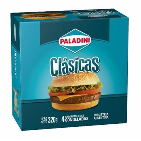 HAMBURGUESA PALADINI CLASICA x4U