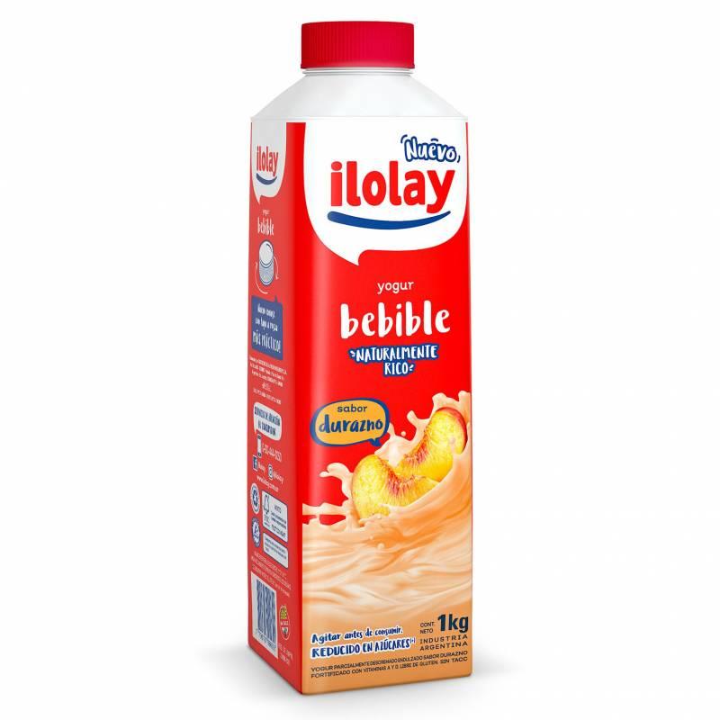 YOGUR ILOLAY TETRA x950g ENTERO DURAZNO