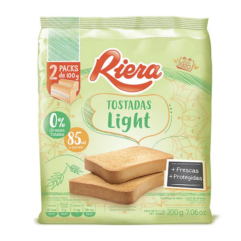 TOSTADAS RIERA x200gr LIGHT
