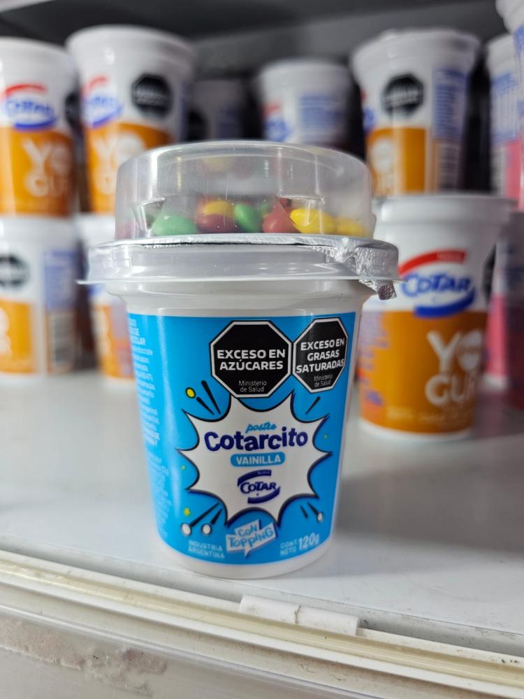 POSTRE COTARCITO x120gr VAINILLA CON TOPPING