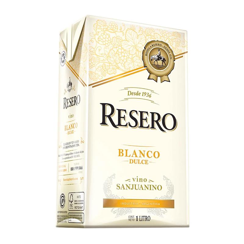 VINO RESERO x1L TETRA BLANCO