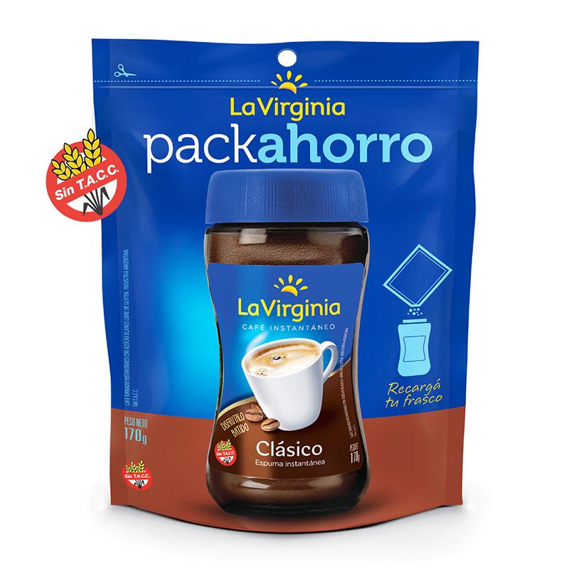 CAFE LA VIRGINIA INSTANTANEO x170gr D/P CLASICO
