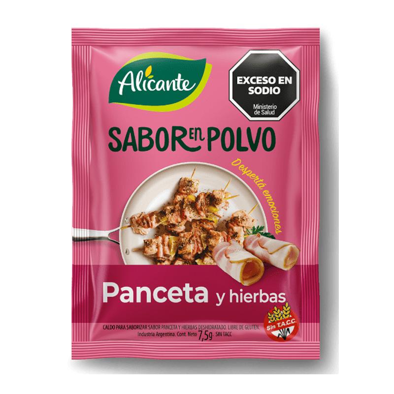 SABOR EN POLVO ALICANTE x4U PANCETA Y HIERBAS