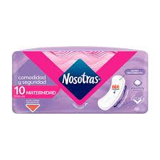 TOALLAS DE MATERNIDAD NOSOTRAS x10u