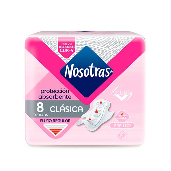 TOALLAS NOSOTRAS CLASICA x8u RAPISEC