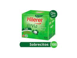 EDULCORANTE HILERET STEVIA x100sob FORTE