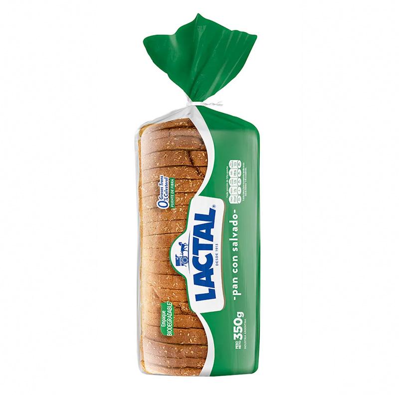 PAN CON SALVADO LACTAL x330gr