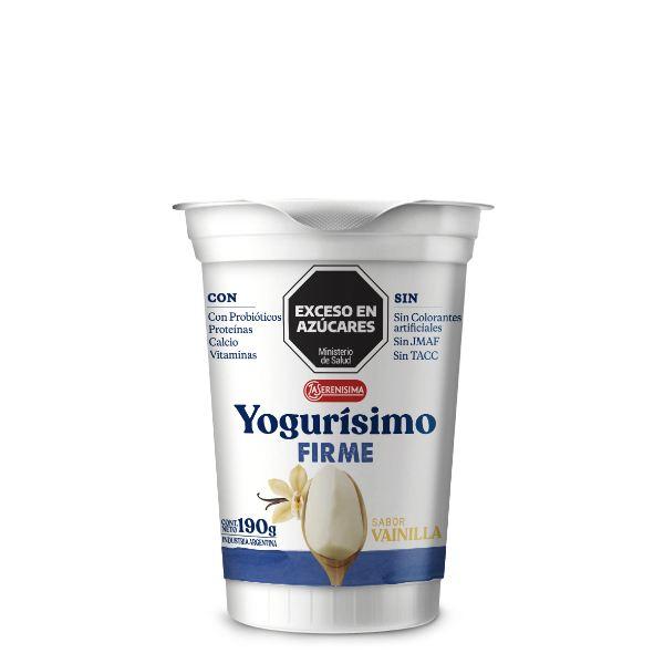 YOGURISIMO PREFORMADO FIRME x190gr VAINILLA