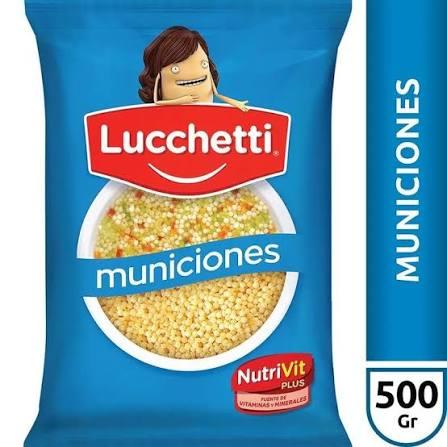 FIDEOS LUCCHETTI x500gr MUNICION